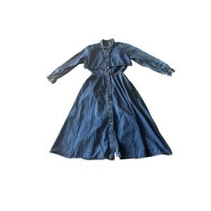 Gotcha Covered Denim Long Sleeved Crop Dress